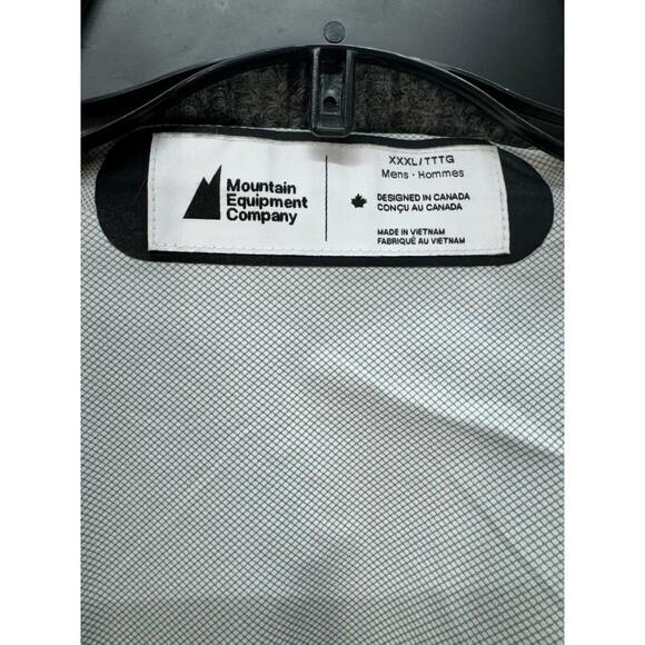 Mountain Equipment Co Hydrofoil Rain Jacket Mens 3XL MEC Hooded Underarm Vents - Picture 11 of 16